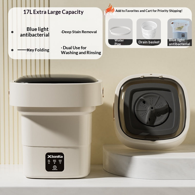 Mini Foldable Home-use Portable Sterilizing Small Washing Machine