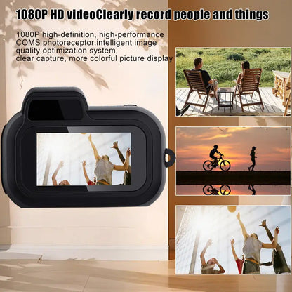 Key Chain Mini Camera -Micro Video Camera With 32GB SD Card & Card Reader, Mini DV DVR Camcorder 1080P, Pocket Wearable, Small Video Camera, For Students Kids