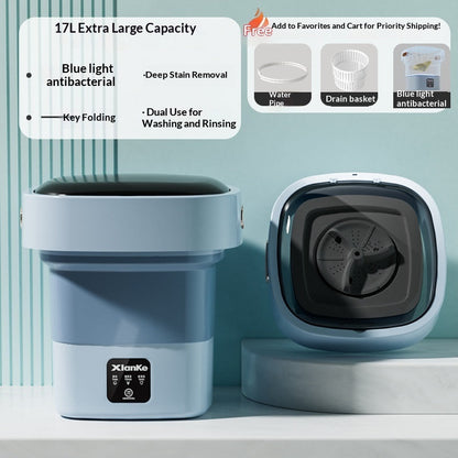 Mini Foldable Home-use Portable Sterilizing Small Washing Machine