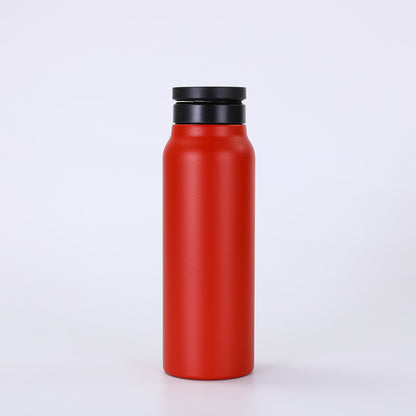 304 Stainless Steel Vacuum Cup Creative Magnetic Water Cup Insulated Sports Water Bottle With Straw Outdoor Insulated Water Mug With Magnetic Phone Holder
