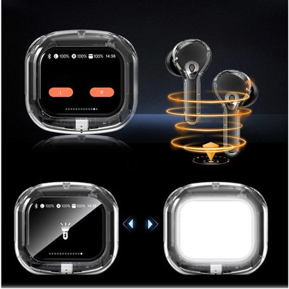 Full-color Touch-screen Wireless Noise-cancelling Bluetooth 5.4 Headset